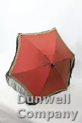 Parasol - Orange and Black Color Change Silk